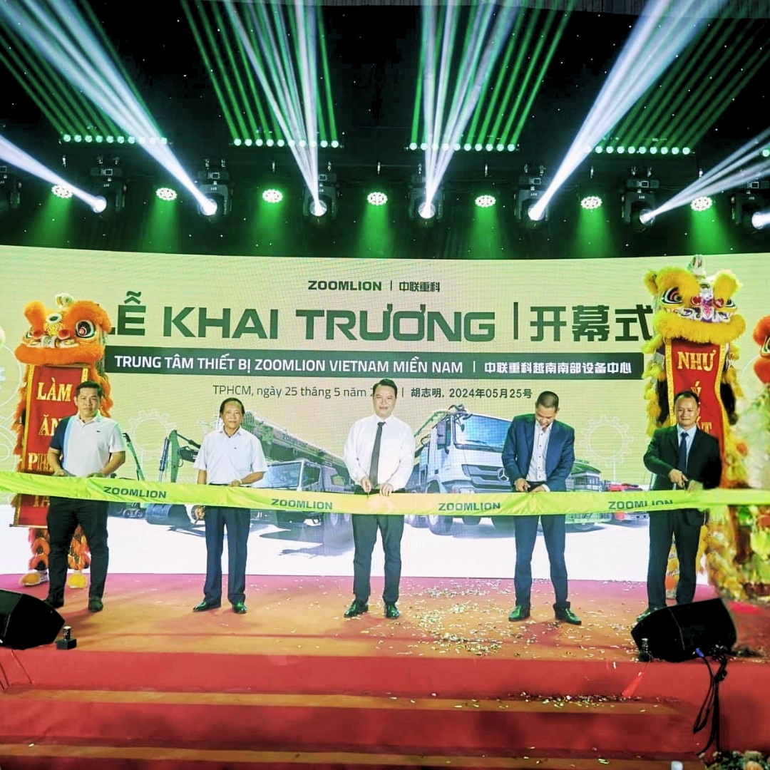 Lễ Khai Trương Trung Tâm Thiết Bị ZoomLion Việt Nam Miền Nam